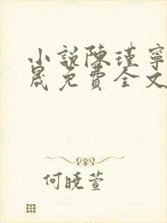 小说陈瑾宁李良晟免费全文阅读一