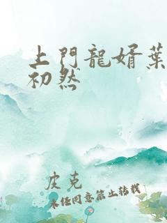 上门龙婿叶辰萧初然