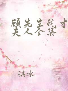 顾先生我才是您夫人全集