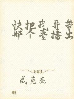 快把我哥带走在哪个台播出