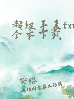 超级手表txt全本下载