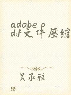 adobe pdf文件压缩至指定大小