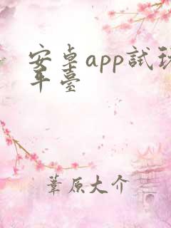 安卓app试玩平台