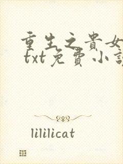 重生之贵女难求 txt免费小说