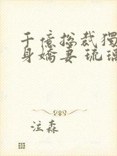 千亿总裁独宠替身娇妻 琉璃雪雪