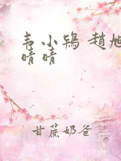 韦小鸨 赵旭李晴晴