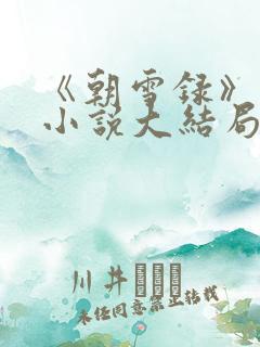 《朝雪录》原著小说大结局