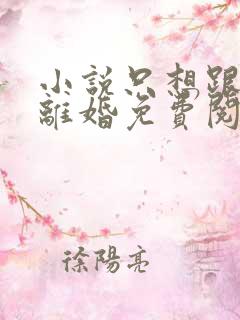 小说只想跟渣总离婚免费阅读