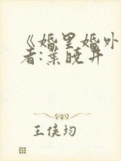 《婚里婚外》作者:叶晓井