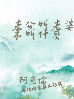 老公叫老婆的弟弟叫什么