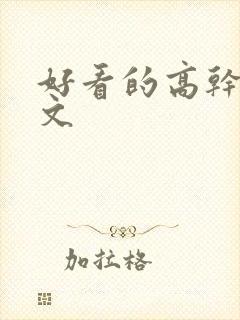 好看的高干言情文