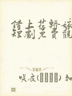 错上花轿嫁王爷短剧免费观看大结局