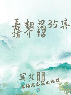 长相思35集剧情介绍