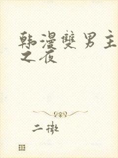 韩漫双男主海边之夜