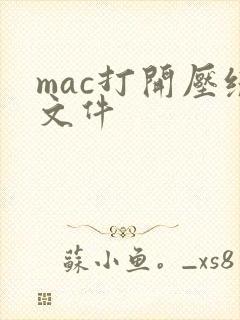 mac打开压缩文件