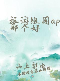 旅游组团app哪个好
