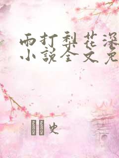 雨打梨花深闭门小说全文免费阅读