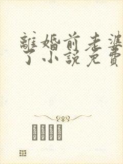 离婚前老婆重生了小说免费阅读全集