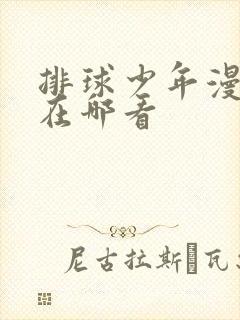 排球少年漫画能在哪看