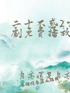 二十不惑2电视剧免费播放完整版