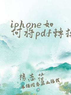iphone如何将pdf转换成word