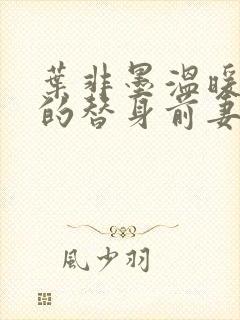 叶非墨温暖总裁的替身前妻