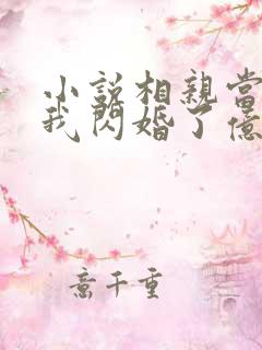 小说相亲当天,我闪婚了亿万富豪下载