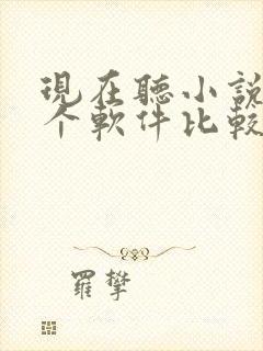 现在听小说用哪个软件比较好