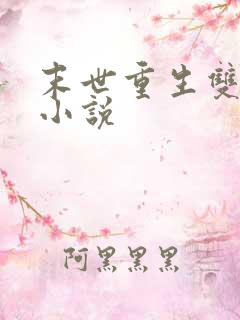 末世重生双男主小说