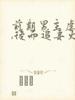 前期男主虐女主,后面追妻火葬场