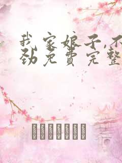 我家娘子,不对劲免费完整版