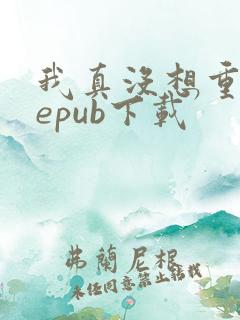 我真没想重生啊epub下载