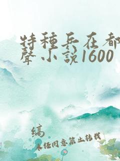 特种兵在都市有声小说1600