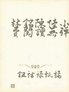 林铭陈佳小说免费阅读无弹窗下载