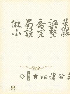 做局乔梁叶心仪小说完整版txt