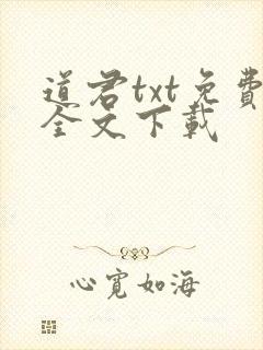 道君txt免费全文下载