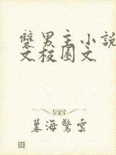 双男主小说甜宠文校园文