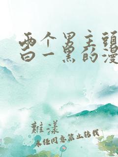 两个男主头发一白一黑的漫画