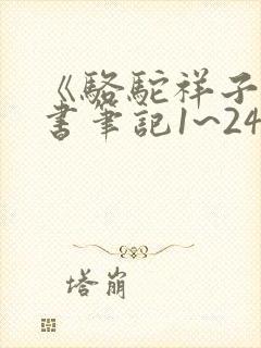 《骆驼祥子》读书笔记1~24章