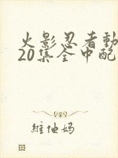 火影忍者动漫720集全中配版免费观看