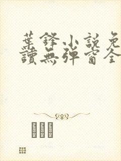 叶锋小说免费阅读无弹窗全文