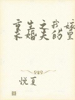 重生之我嫁给了未婚夫的皇叔