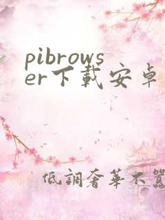 pibrowser下载安卓