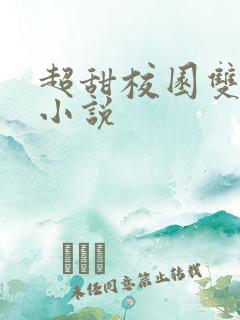 超甜校园双男主小说