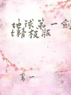 地球第一剑txt精校版