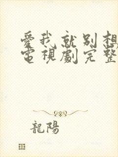 爱我就别想太多电视剧完整版40集