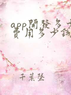 app开发多少费用多少钱