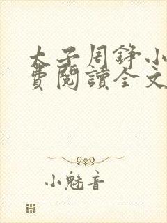 太子周铮小说免费阅读全文无弹窗