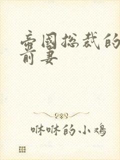 帝国总裁的蜜宠前妻