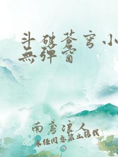 斗破苍穹小说 无弹窗